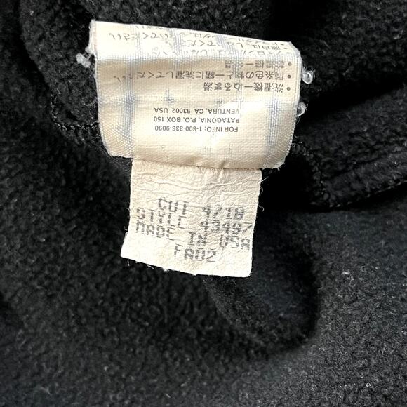Vintage Patagonia Sweatshirt Womens XL Black Capilene Expedition Thermal USA y2k - Picture 7 of 10